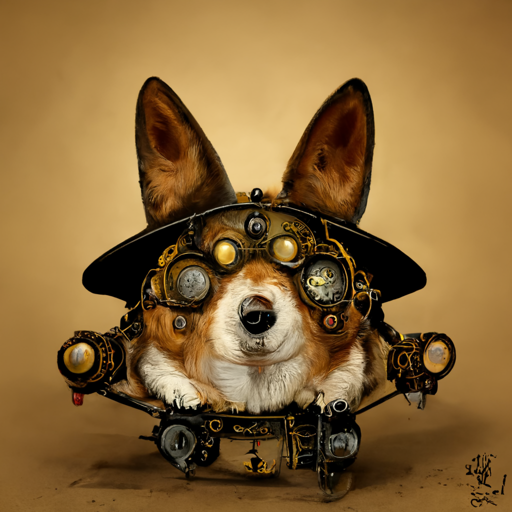Steampunk Corgi : r/deepdream